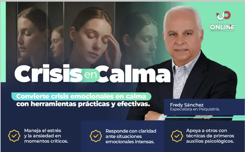 mujer con crisis de ansiedad